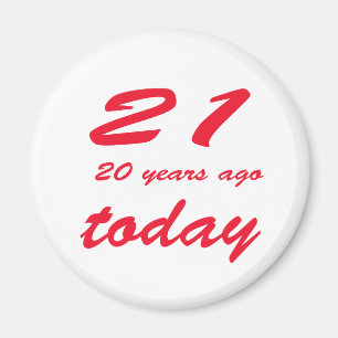 birthday 41 magnet