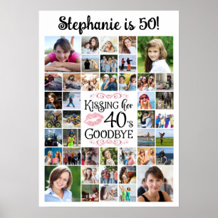 Birthday 42 Photos Kissing Her Decade Goodbye Poster