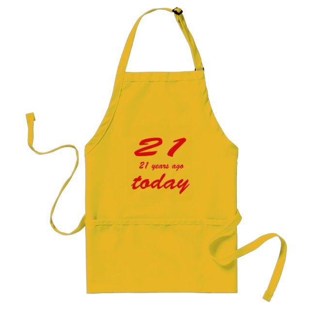 birthday 42nd standard apron (Front)