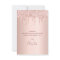 Birthday 50 rose gold drips