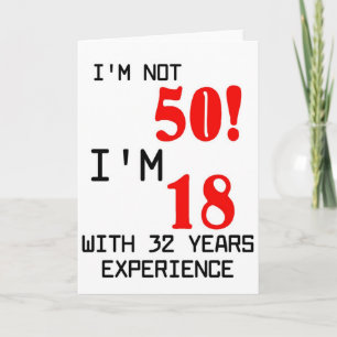 Birthday 50th card