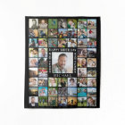 Birthday 55 Photo Collage Backdrop