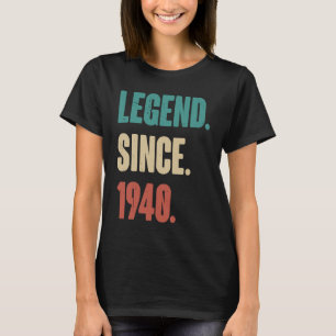 Birthday 83rd Decoration 83 Years Old Vintage 194 T-Shirt