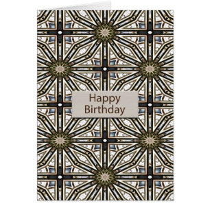 Birthday Abstract Mandala Design