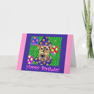 Birthday Airedale Card