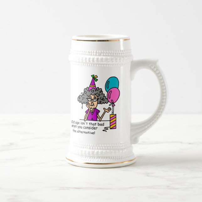 Birthday Alternative Humour Beer Stein (Right)