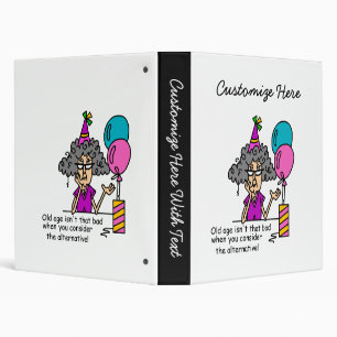 Birthday Alternative Humour Binder