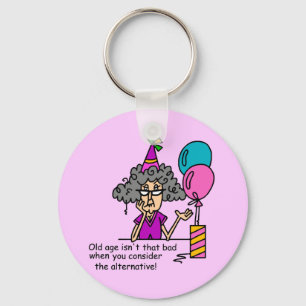 Birthday Alternative Humour Keychain