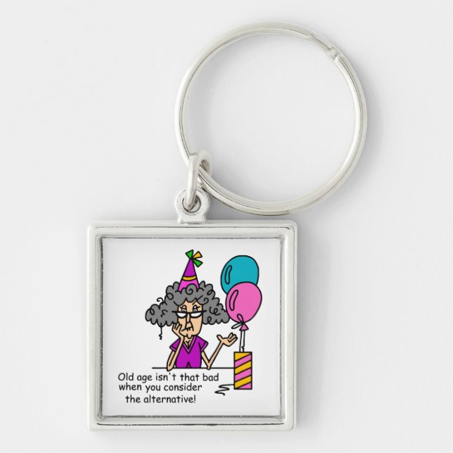Birthday Alternative Humour Keychain (Front)