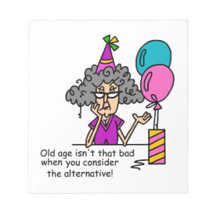 Birthday Alternative Humour Notepad