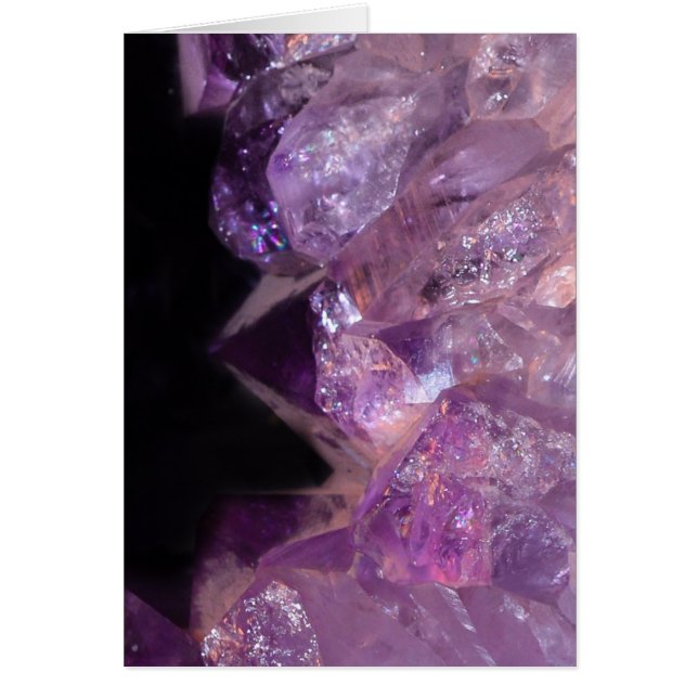 Birthday Amethyst Druzy in Photography (Front)