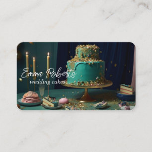 Birthday Anniversary Wedding Cakes Business Card