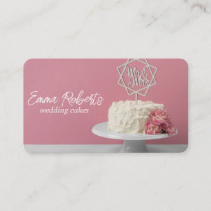 Birthday Anniversary Wedding Cakes Business Card