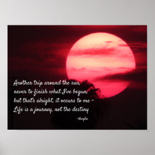 Birthday - Another Trip Around the Sun Poster