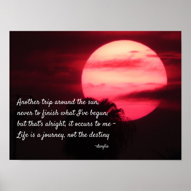 Birthday - Another Trip Around the Sun Poster (Front)