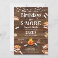 Birthday are S'More Fun with Friend Bonfire 
