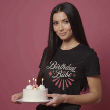 Birthday Babe Shirt for Celebration Party 