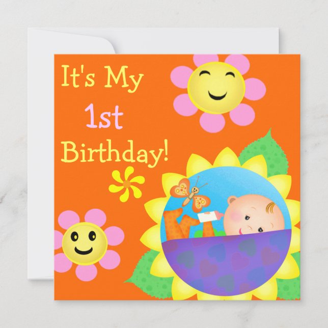 Birthday Baby Custom Invitation (Front)