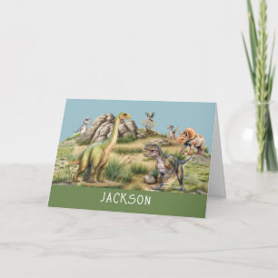 Birthday Baby Dinosaur Life-Like World Card