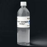 Birthday Baby Shark Water Bottle Label<br><div class="desc">#babyshark  See our full collection of baby shark party supplies and gifts</div>