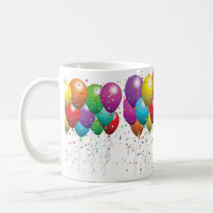 BIRTHDAY BALLOON MUGS  CUSTOMIZE