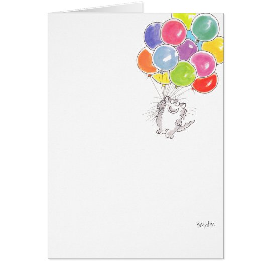 BIRTHDAY BALLOONS CARD