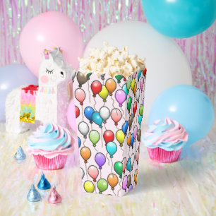 Birthday Balloons Favor Box