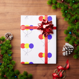 Birthday Balloons Wrapping Paper