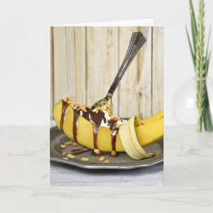 birthday banana split sundae card