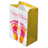 Birthday Bare Feet and Flip-flops