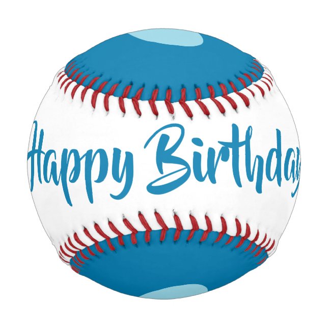 Birthday baseball by dalDesignNZ (Back)