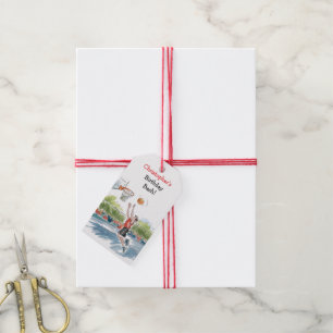 Birthday Bash: Hoops and Hype Thank You Gift Tags