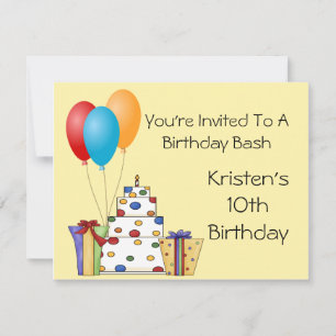 Birthday Bash Invite