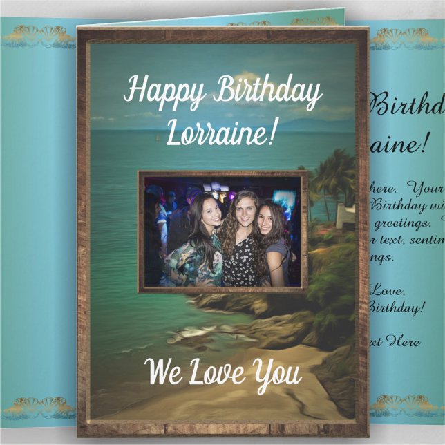 Birthday Beach Dream with Friends 0026 Card (Creator Uploaded)