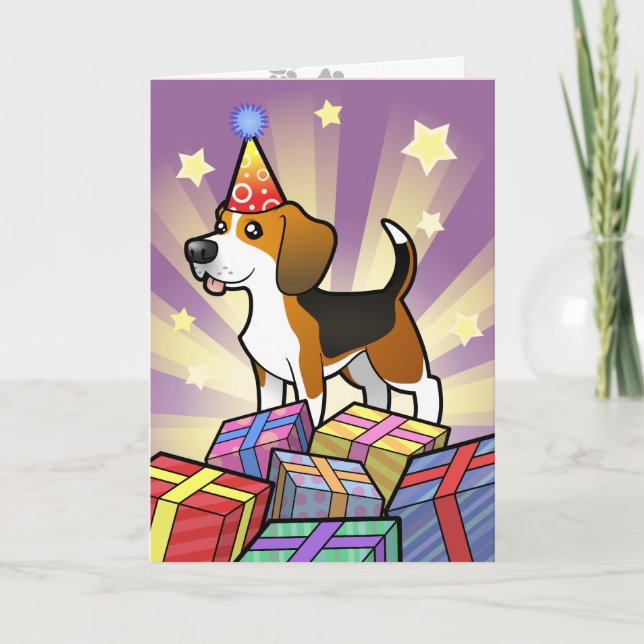 Birthday Beagle Card (Front)
