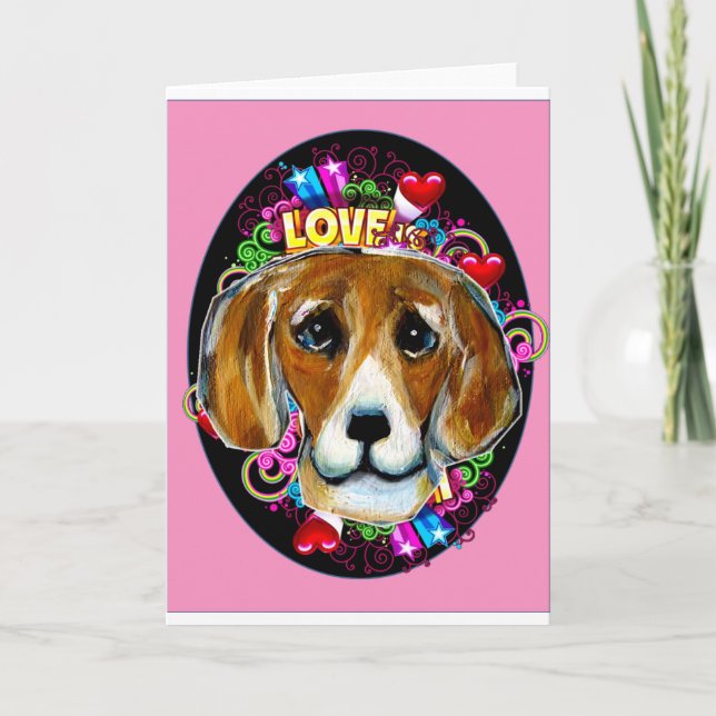 BIRTHDAY BEAGLE CARD (Front)