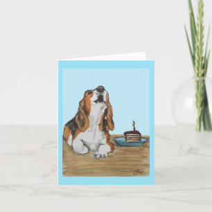 Birthday Beagle Card--Birthday Howl Thank You Card