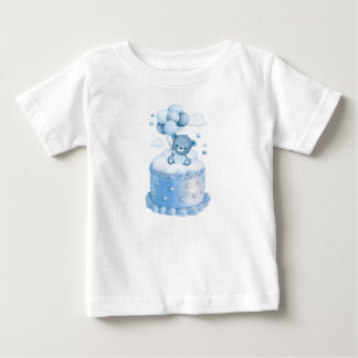 Birthday Bear Bash: Balloon Celebration Baby T-Shirt