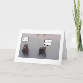 Birthday bear Greeting Card