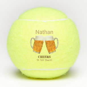 Birthday Beer Cheers Tennis Balls