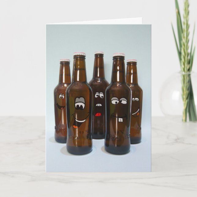 Birthday Beer Humour Card (Front)
