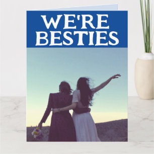 BIRTHDAY BESTIES LIKE LUCY & ETHEL GREETING CARD