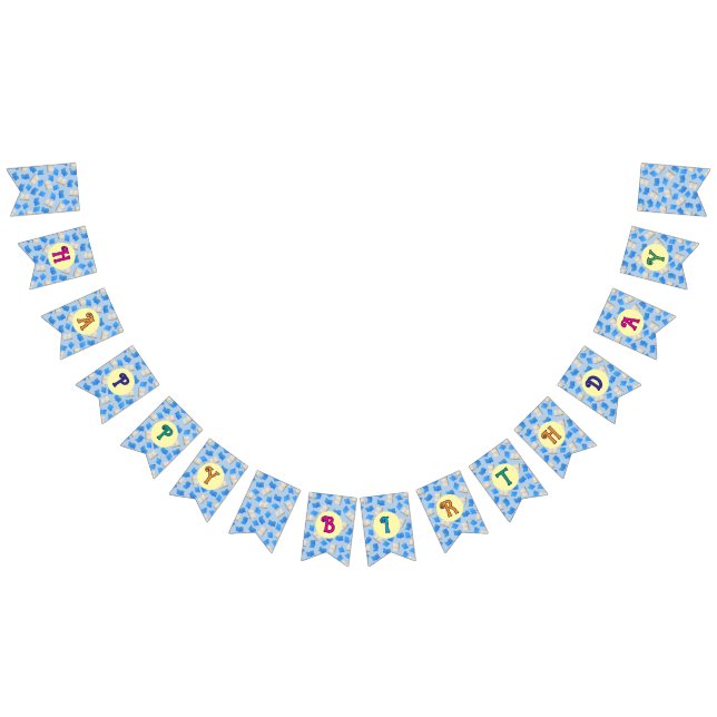 Birthday Bibliophile bunting banner (All)