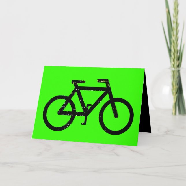 Birthday Biker Dude Card (Front)
