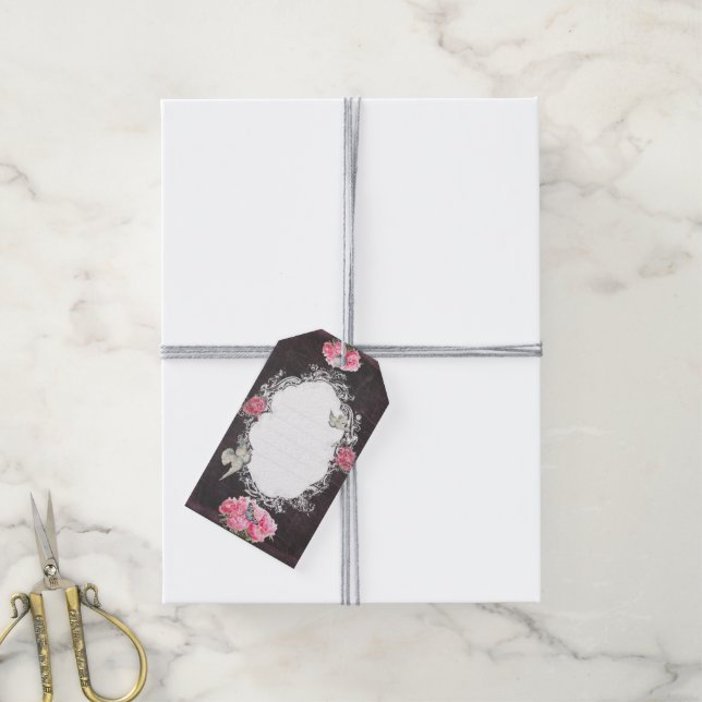 Birthday - Black Chalkboard - Gift Tag (With Twine)