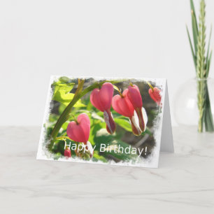 Birthday Bleeding Hearts Card
