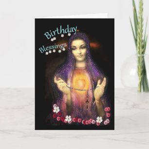 Birthday Blessings and a beautiful keepsake Card