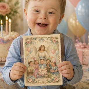 Birthday Blessings for Children with Down Syndrome Card