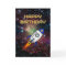 Birthday blue rocket custom name and age