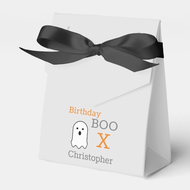 Birthday Boo Ghost Favor Box (Front Side)